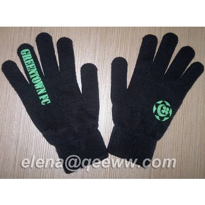 knit cotton gloves
