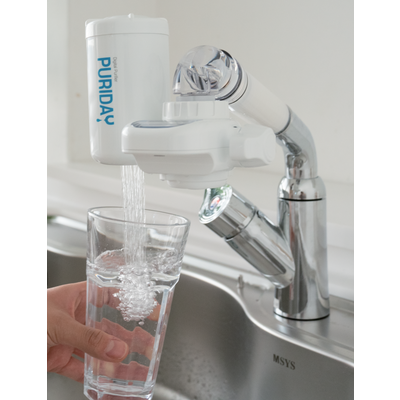 Puriday faucet-mounted water purifier