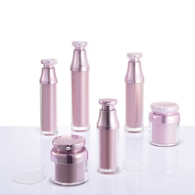 Luxury Eco friendly Skincare Packaging Toner Lotion Bottle Facial Cream Jar Acrylics custom color Co