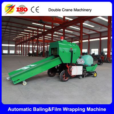 Full automatic round silage baling machine for sale