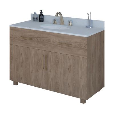 Bathroom Vanity Bathroom Cabinet 48 inches Dull Brown Vanity Set