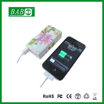 Hot selling Factory price Double USB output portable power bank 5800mah for smartphone