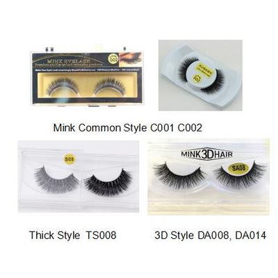 3D Strip Mink Lashes Thick Handmade Articial Eyelashes