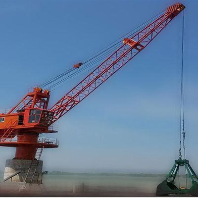 Shipyards port crane 25 ton slewing jib portal crane for sale