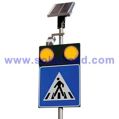Radar detector solar pedestrain crossing traffic light RS-750