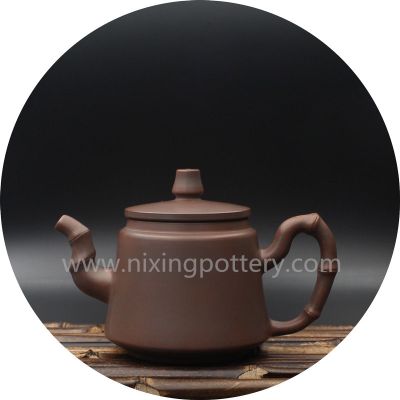 Ceramic Tea Pot Bamboo Single Pure Handmade Tea Ware Coffee Pot