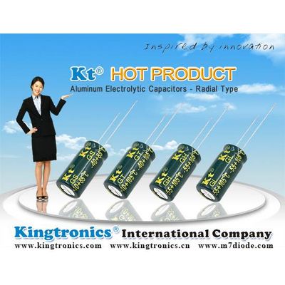 Kt Kingtronics New Series: GKT-- Aluminum Electrolytic Capacitor
