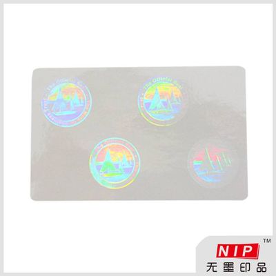 High Security ID Card Transparent Hologram Stickers