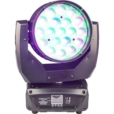 19pcs 4in1 LED zoom moving head light