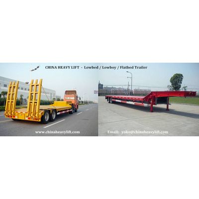 CHINA HEAVY LIFT - 2 axle Lowbed Trailer
