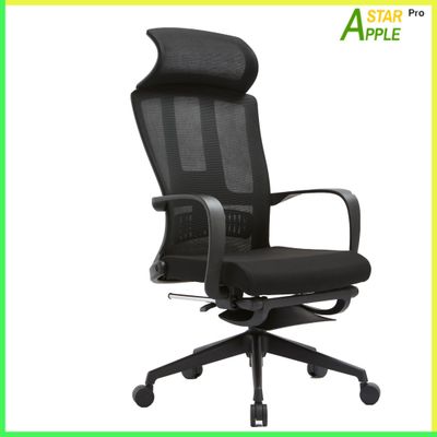AS-D2126 Footrest Stretch-able Mesh Swivel Chair with Nylon PP Plastic Material Great For A Nap Good