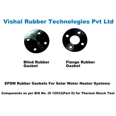 Blind and Flange EPDM Rubber Gaskets for Solar Water Heaters