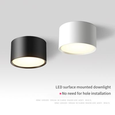 Led Surface Mounted Spotlight Downlight Hole-Free Seat-Type cob Ceiling Light