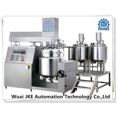 PLC Touch Screen Industrial Mixer Vacuum Emulsifier for Cosmetic Mixing