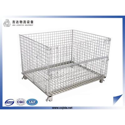 Hot sale transport stacking steel wire mesh storage cage
