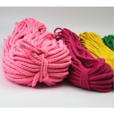 5 millimetres of cotton rope eight-strand color handmade diy woven tapestry thick cotton thread rope