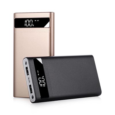LCD Power Bank 10000mAh with Dual Strong Flashlight