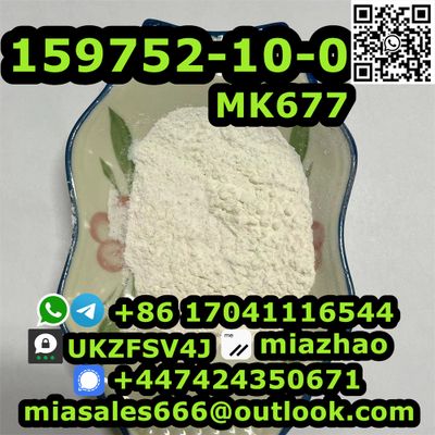 MK677 CAS:159752-10-0 selling mk677 online with custom clearance free sample factory supplier