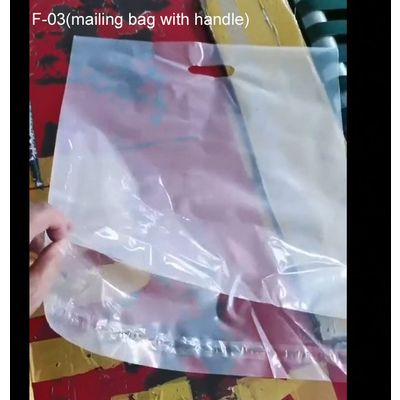 F-03 Mailing bag-Custom Printed Poly Mailing Bag,with handle