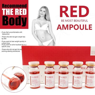 The RED ampoule solution Lipolysis injection Lipolytic solution Lipolytic injection loss weight body