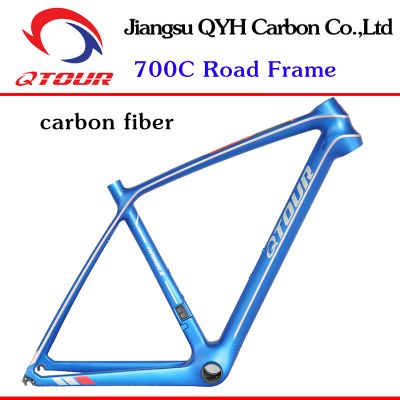 700C Road bicycle frame,Carbon bike frame T700 T800 cycling bike frame DISC BRAKE V BRAKE China