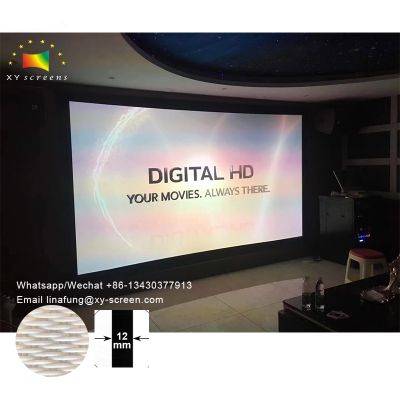 OEM/ODM Home Cinema Factory Projector Screen 4K Woven Acoustically Transparent Sound Screens