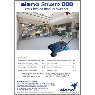 Alano 800: Manual Sweeper