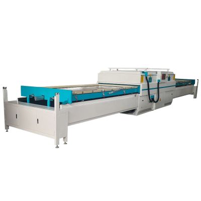 full automation double seat vacuum membrane hot press machine for pvc to wooden door