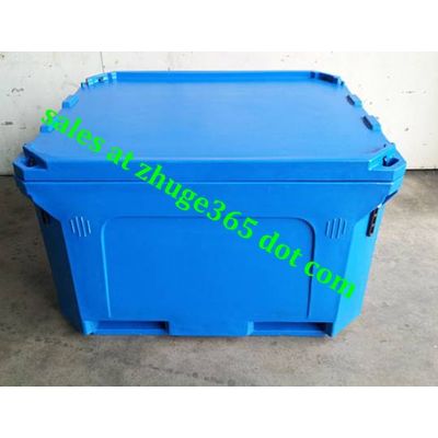 Oversized 600L Blue Insulated Fish Container