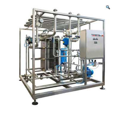 1000L/H Fruit Juice Pasteurizer Plate Pasteurization Machine Milk Beer Pasteurization Equipment Smal