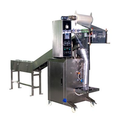 Semi automatic granule packaging machine for irregular shape material