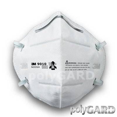 3M 9010 Dust Face Mask N95 Against the Bacteria, Flu, Fine Dust, Smoke