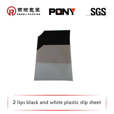 100% recycled HDPE White/Black plastic pallet slip sheet for wholesale
