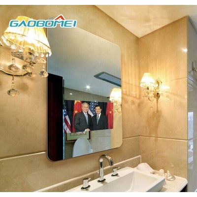 Gaobomei 55" TV Mirror 1080p Electronic Smart TV Mirror Display Android Interactive Mirror Televisio