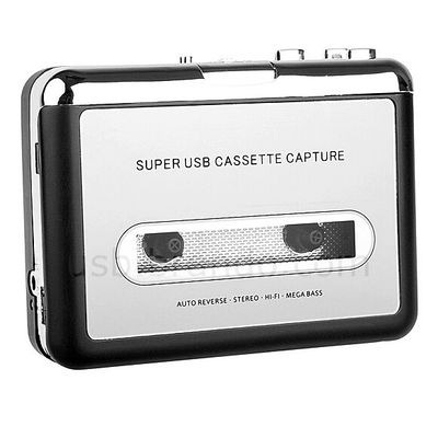 USB Cassette Capture Player Tape to PC Portable USB Cassette to MP3 Converter