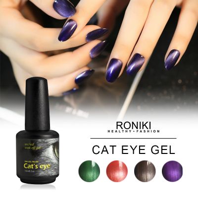 RONIKI Magnetic Cat Eye Gel Polish,Cat Eye Gel,Cat Eye Gel Polish,5D Cat Eye Gel Polish