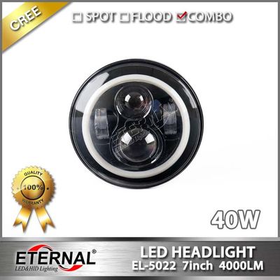 7in 40W LED headlight offroad led projector headlamp signal PAR56 for Wrangler JK CJ YJ TJ truck tr