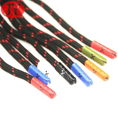 customized colorful metal aglets sneaker lace cord brass/iron/zinc alloy material rope aglets engrav