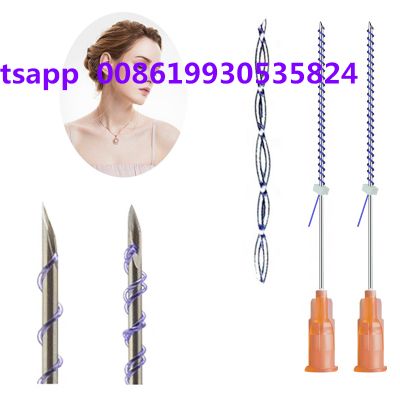 Cog 3D 4D Face Lifting Double Needle Hilos Tensores Fios De Face Lifting Plla Pdo Eye Thread kk