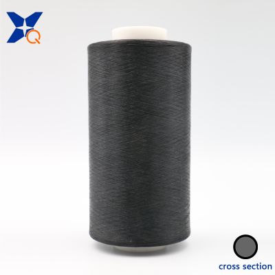 XTAA184 Carbon conductive ESD nylon filament 20D/3F intermingling with 75D black FDY PL