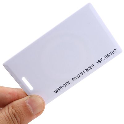 125Khz T5577 RFID Proximity 1.8mm thick card/clamshell for door access control