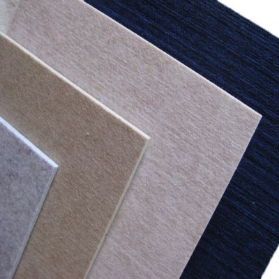 Fireproof Material Low Melt Staple Fiber Diffuser Hotel Polyester Acoustic Panel