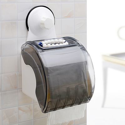 Toilet Paper Roll Holder and Dispenser with Suction Cup