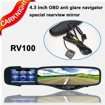 4.3 inch OBD anti glare navigator special rearview mirror