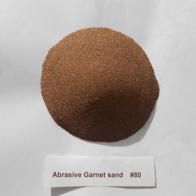 abrasive waterjet garnet sand 80 mesh grain for waterjet CNC cutting use and sandblasting