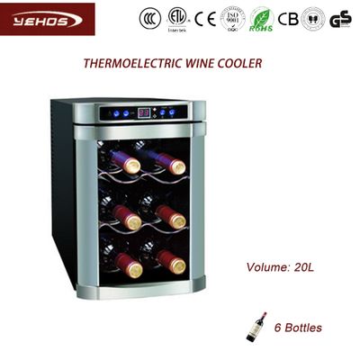thermoelectric wine cooler with touch screen control