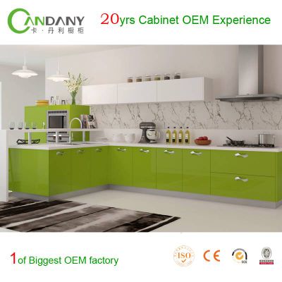 20 Yrs in OEM/ODM Paint Baked Kitchen Cabinets  For Sale