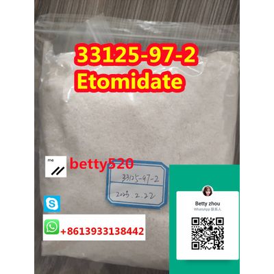 China manufacture CAS:33125-97-2 etomidate Wickr:betty520