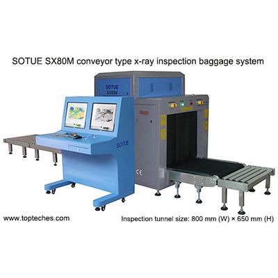 Large tunnel x-ray inspection system, x-ray baggage scanner, cargo scanner