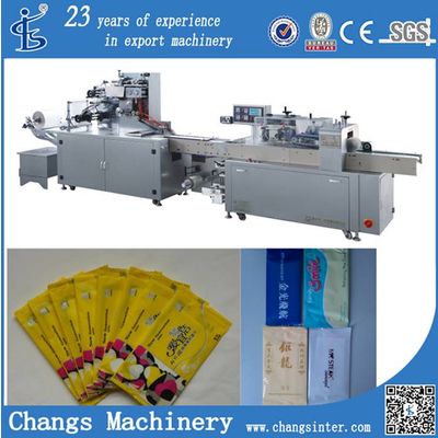 SJB-250A custom vertical automatic wet wipes napkin tissues packaging machine for sale